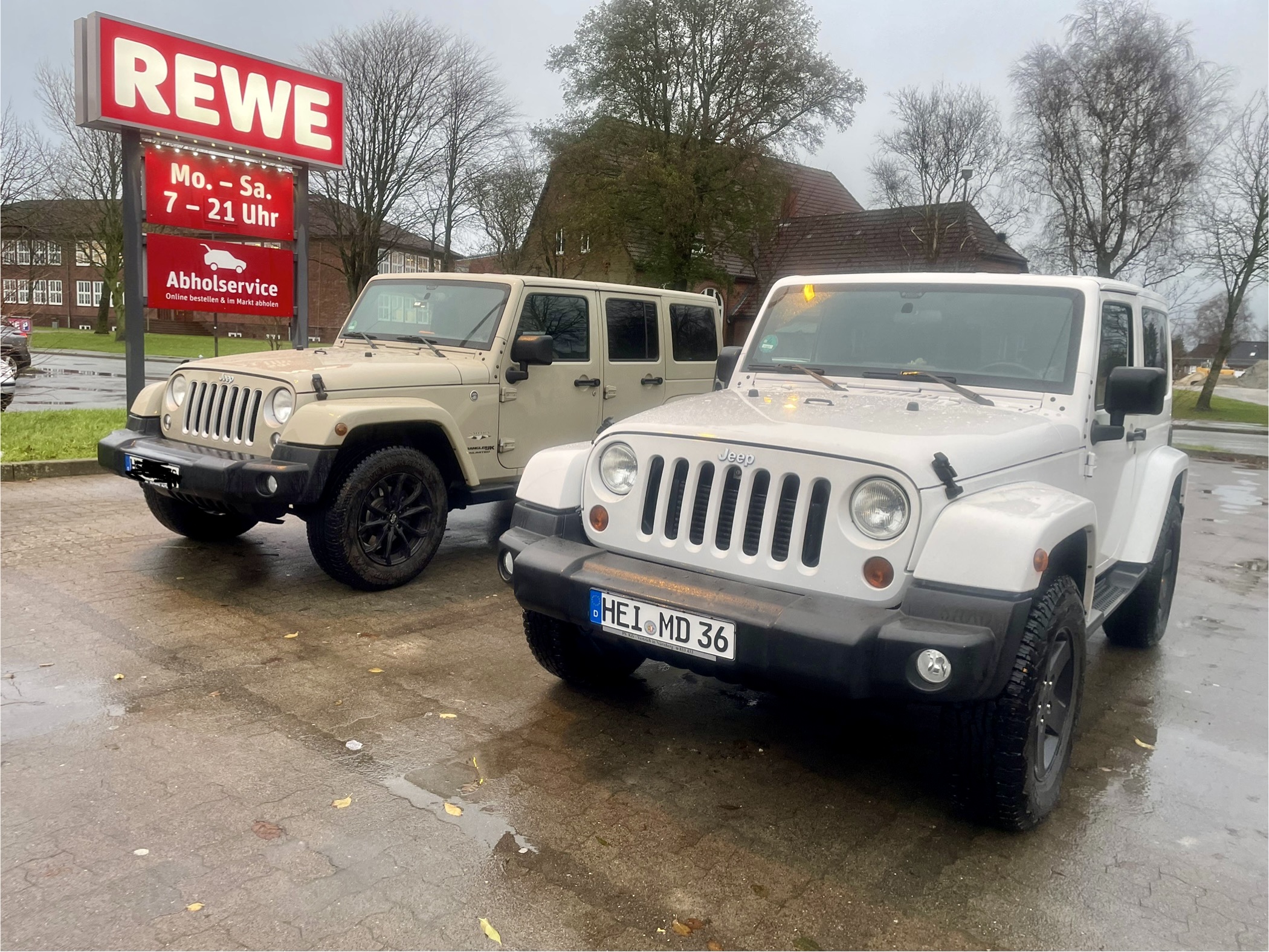 Wenn schon ein Jeep da steht parke ich definitiv daneben